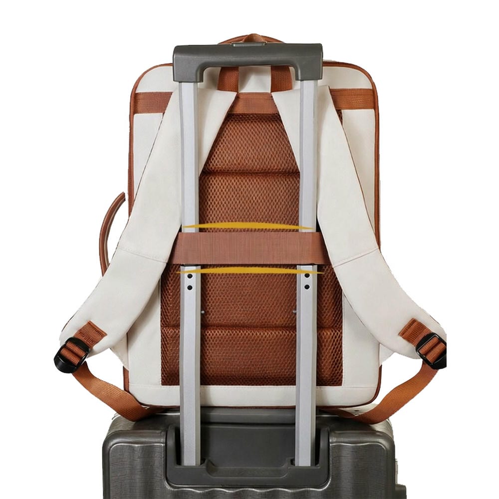 YT-02181 Expandable Slim Nylon Backpack - Horizontal Zip - view 3