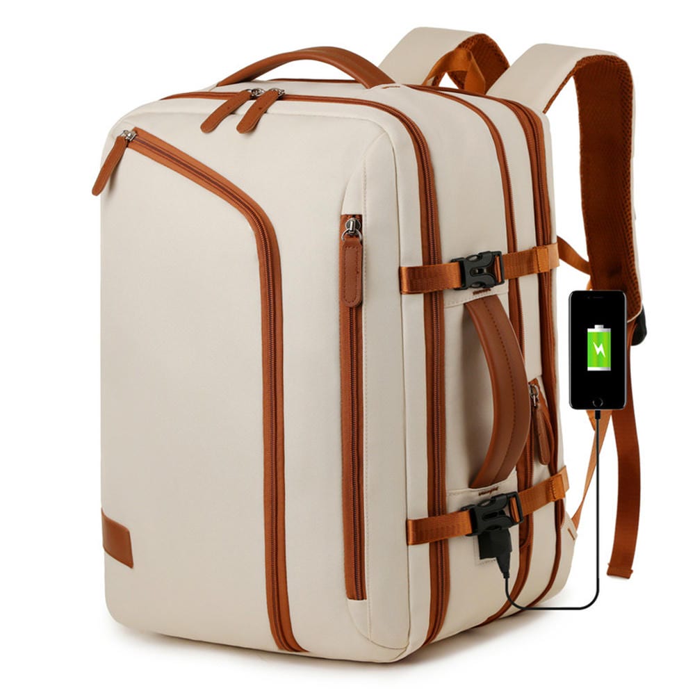 YT-02184 Expandable Nylon Backpack - Dual Zip