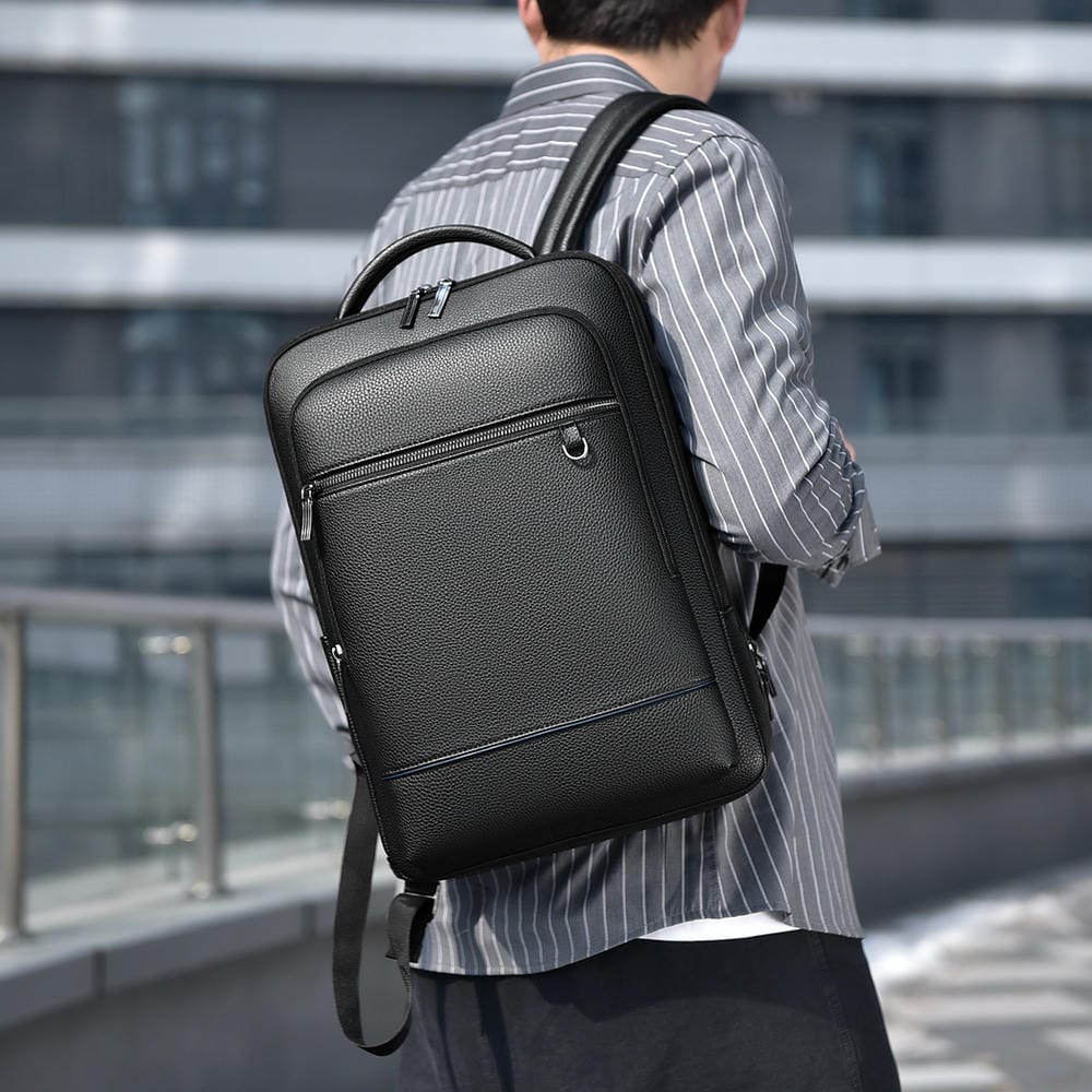 YT-02186 PU Leather Business Backpack
