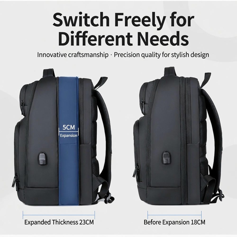 YT-02188 Waterproof Expandable Travel Backpack - view 3