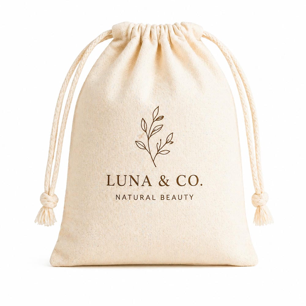 YT-06004 Cotton Muslin Drawstring Pouch