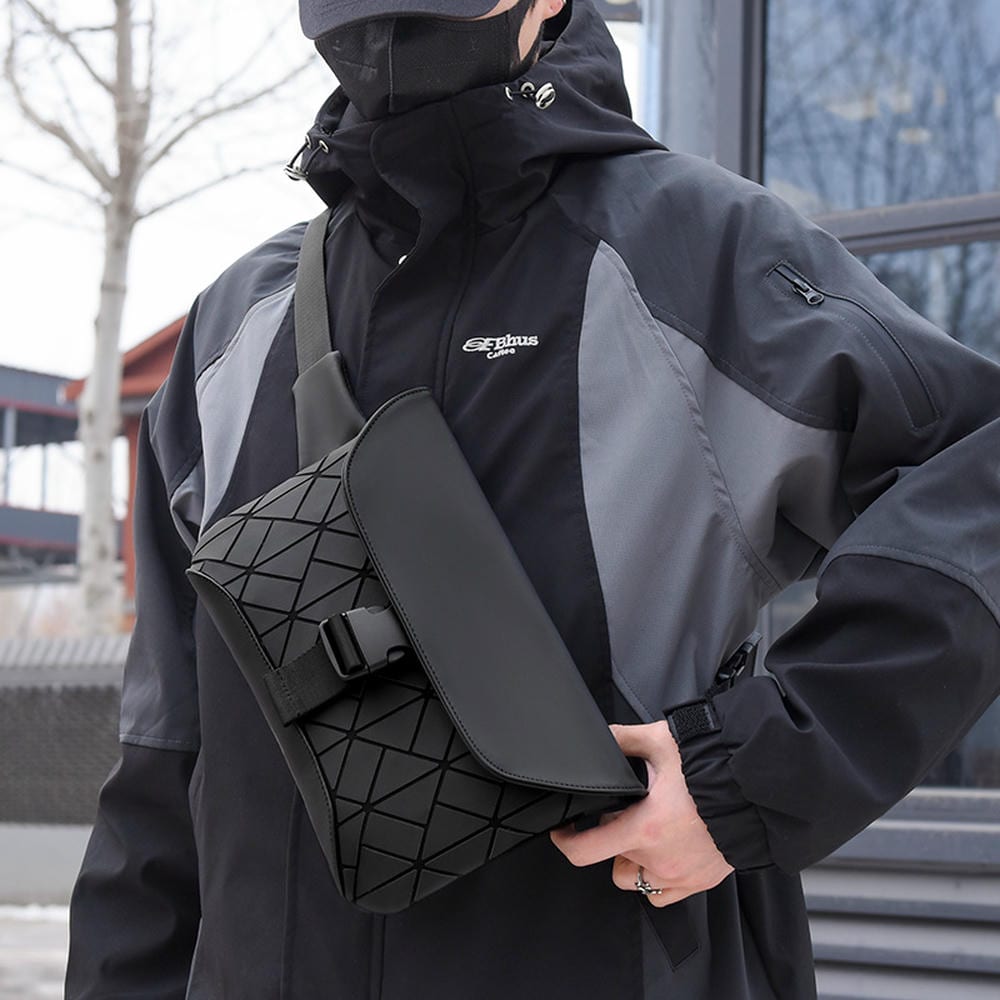 YT-07515 3D Geometric PU Sling Bag - view 2