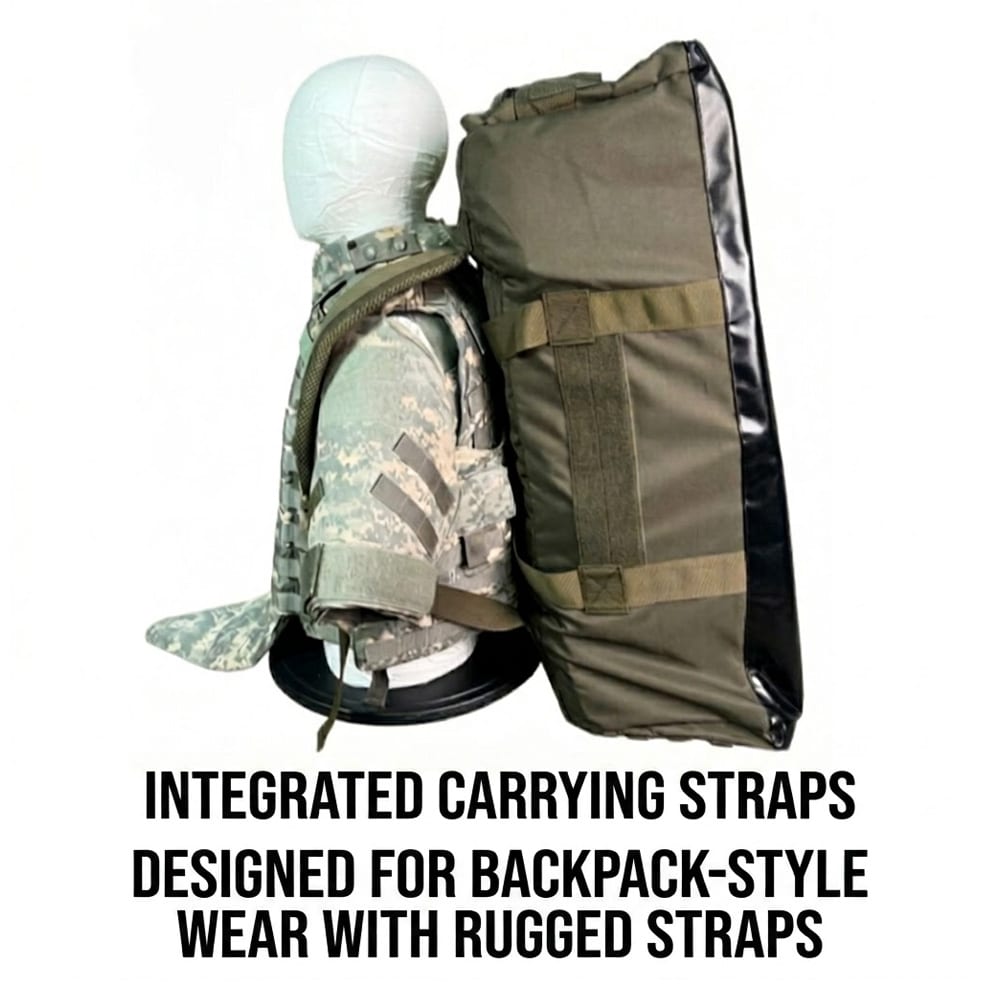 YT-10038 XXL Military Convertible Duffle - view 3