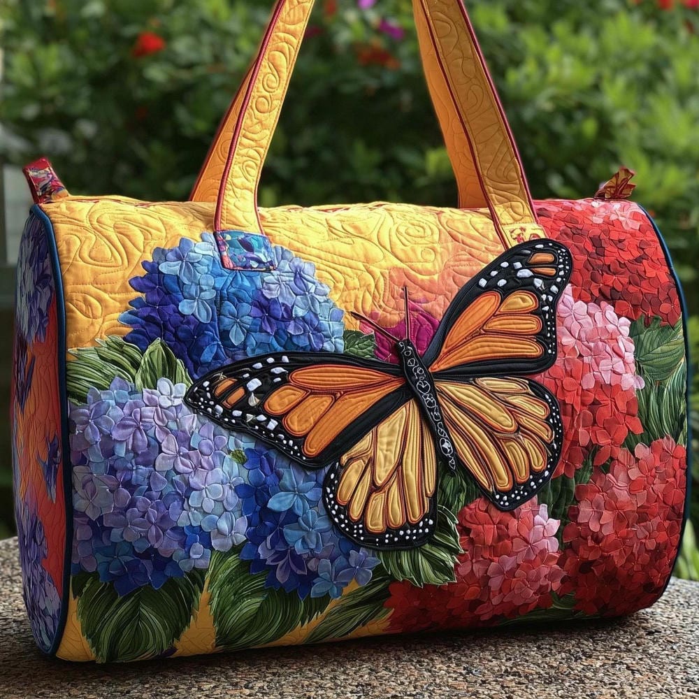 YT-10056 All-Over Print Quilted Duffle - view 2